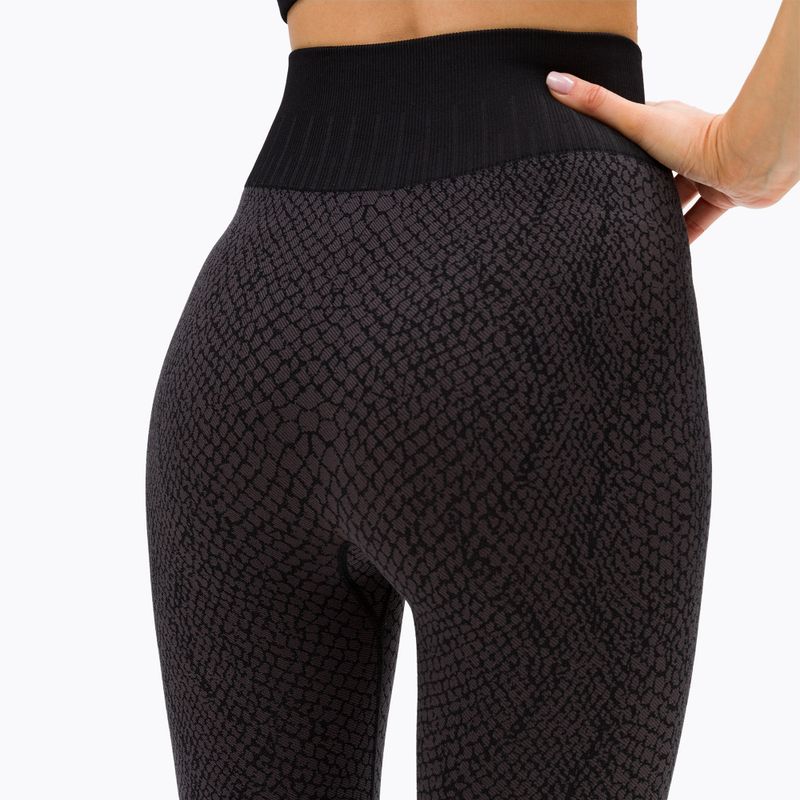 Dámské legíny Gym Glamour Snake šedé 365 5