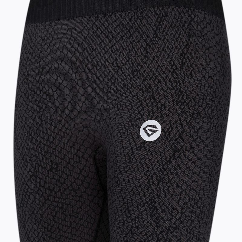 Dámské legíny Gym Glamour Snake šedé 365 8