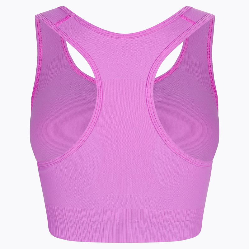 Fitness podprsenka Gym Glamour push up růžová 371 6