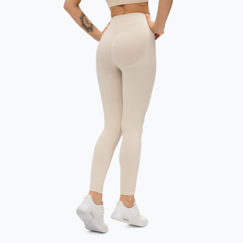 Dámské legíny Gym Glamour push up béžové 375 3