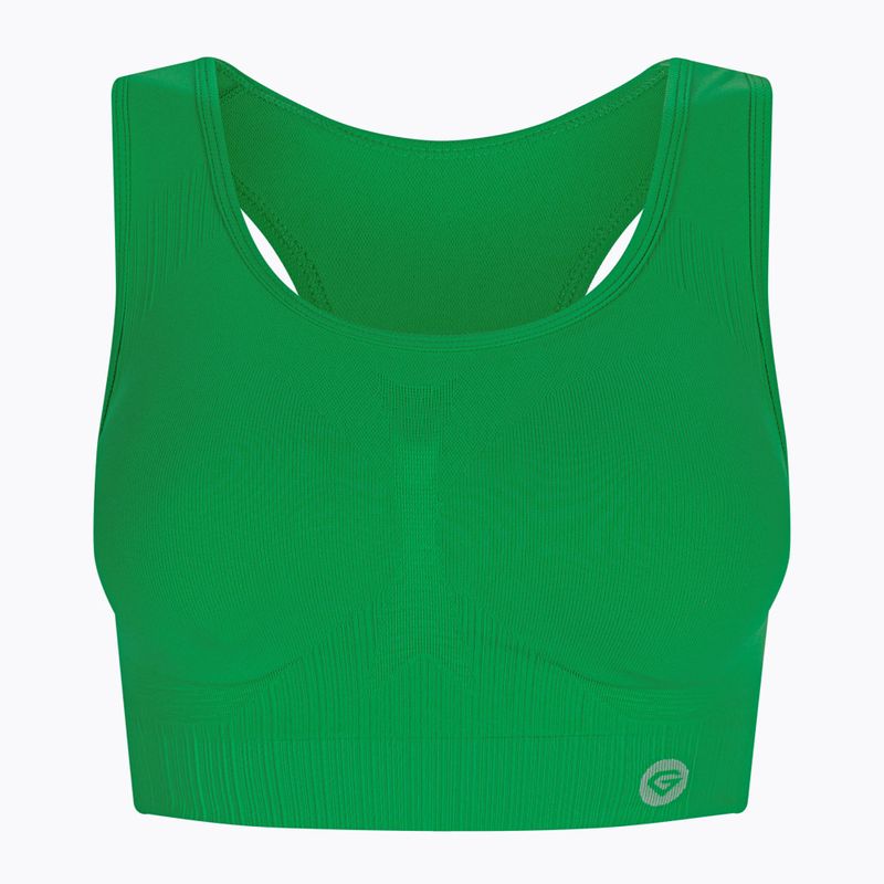 Fitness podprsenka Gym Glamour push up zelená 376 5