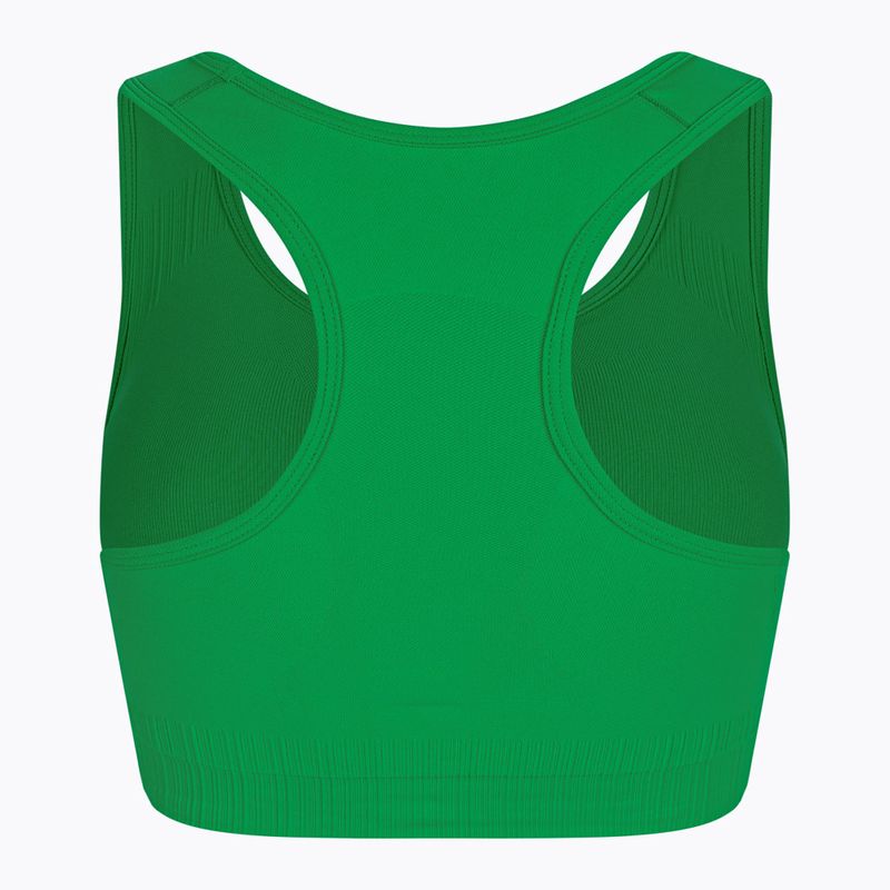 Fitness podprsenka Gym Glamour push up zelená 376 6