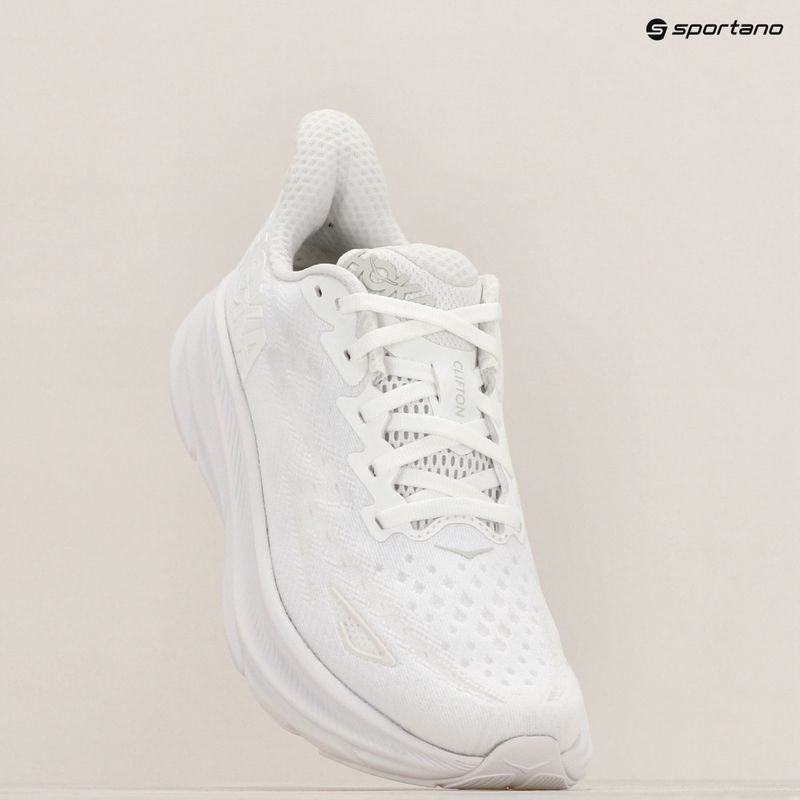 Dámské běžecké boty HOKA Clifton 9 white/white 9
