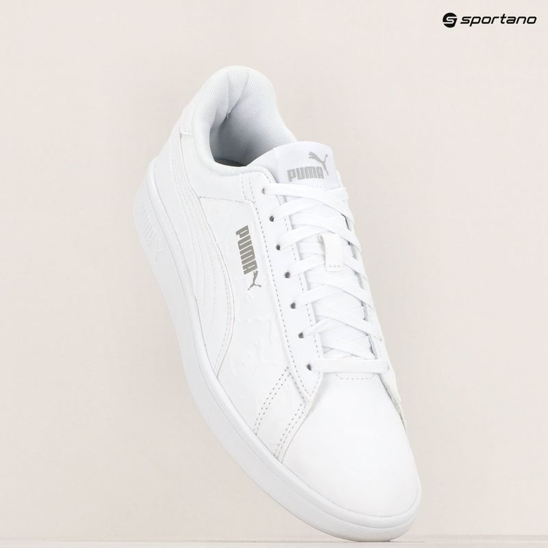 Boty PUMA Smash 3.0 Superlogo boty puma white/smoke gray 9
