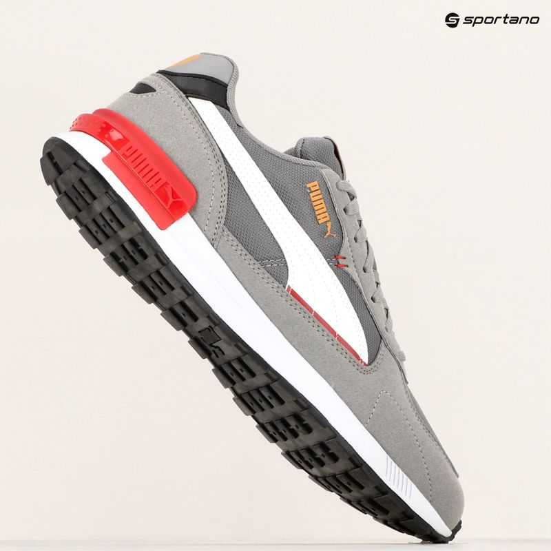 Boty PUMA Graviton stormy slate/puma white/club red/ginger tea 8