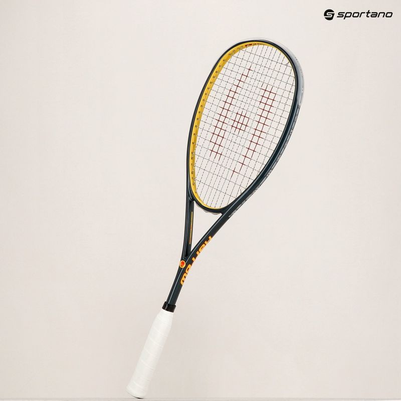 Squashová raketa Harrow Vapor 115 Misfit grey/yellow 10