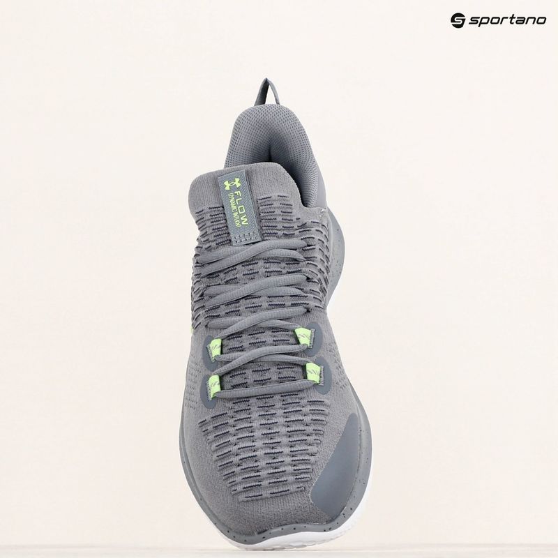 Pánské boty Under Armour Dynamic IntelliKnit titan gray/morph green/midnight navy 11