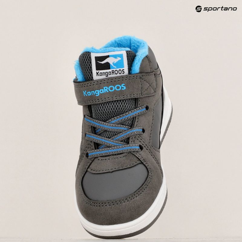 Dětské boty KangaROOS K-CPI Kalino Mid EV steel grey / sky 9