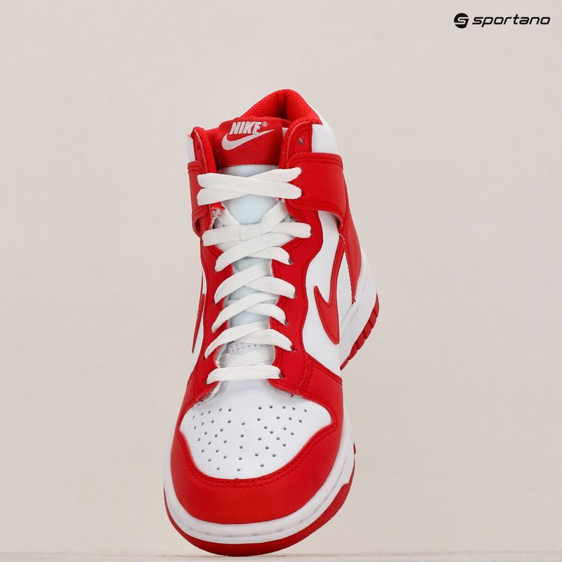 Boty Nike Dunk High white/university red 9