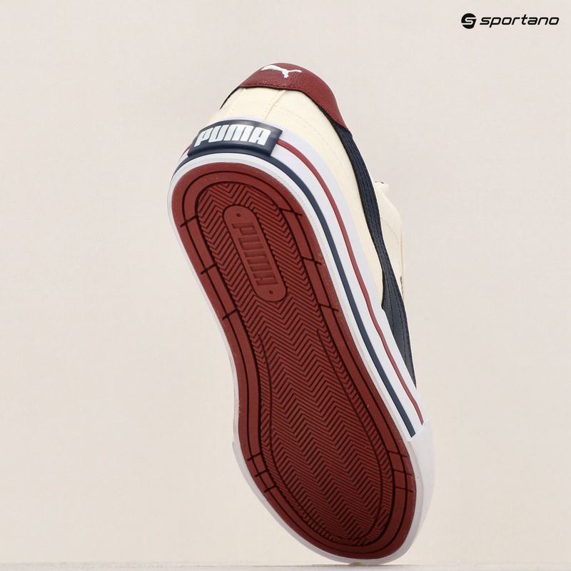 Dětské boty PUMA Court Classic Vulc FS warm white/puma navy/sugared almond 9