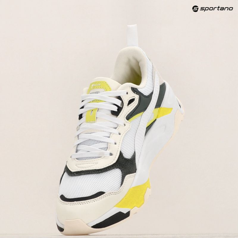 Boty PUMA Trinity warm white/puma white/mineral gray/lime sheen 17