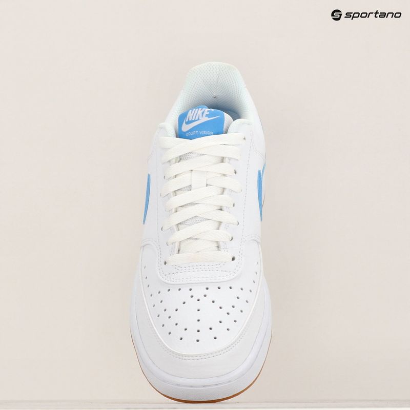 Pánské boty  Nike Court Vision Low white/gum yellow/university blue 9