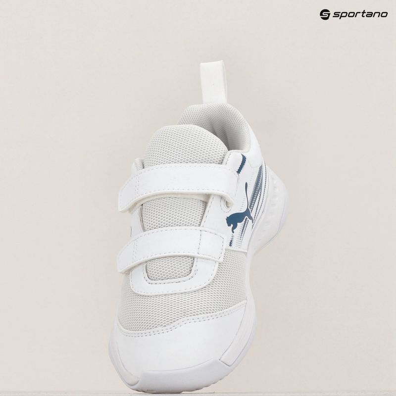 Dětská sálová sportovní obuv PUMA Varion II V Jr puma white/blue horizon 16