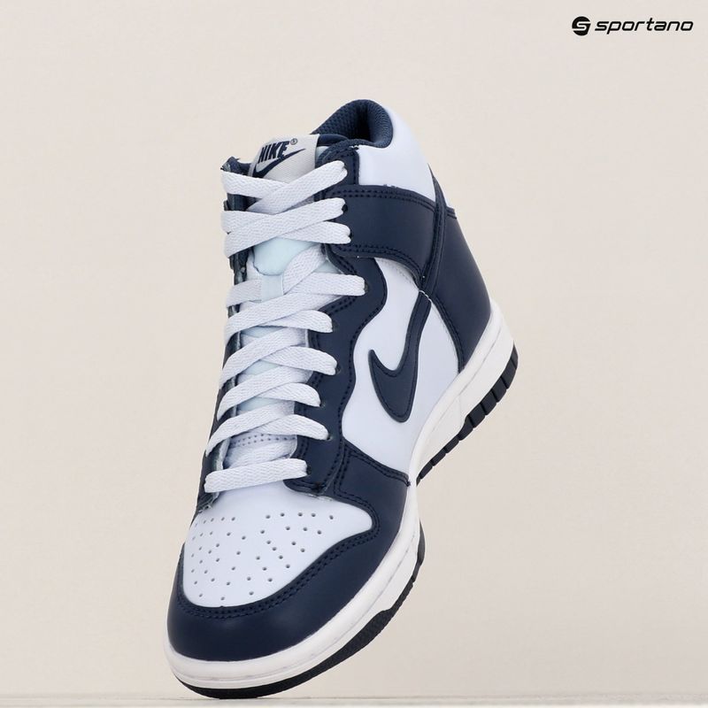 Boty Nike Dunk High football grey/white/midnight navy 9