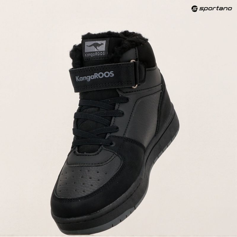 Dětské boty KangaROOS K-CP Bound Mid EV jet black / steel grey 16