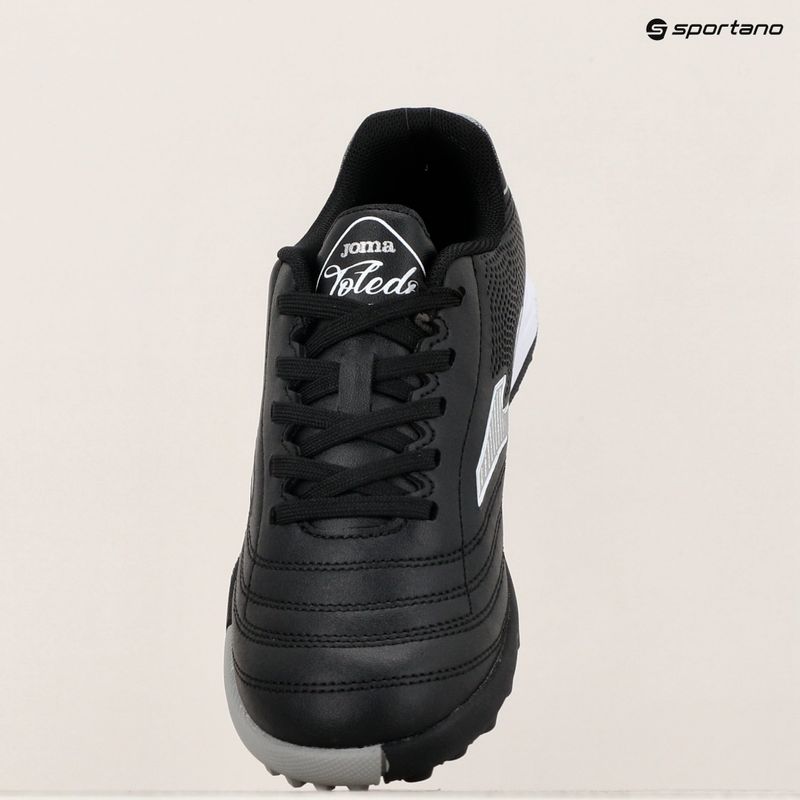 Dětské kopačky Joma Toledo Jr TF black/white 9