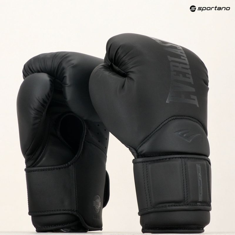 Boxerské rukavice Everlast Elite 2 Pro Boxing Leather black 7