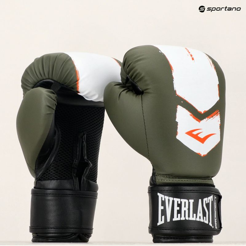 Boxerské rukavice Everlast Prospect 2 green/white 7