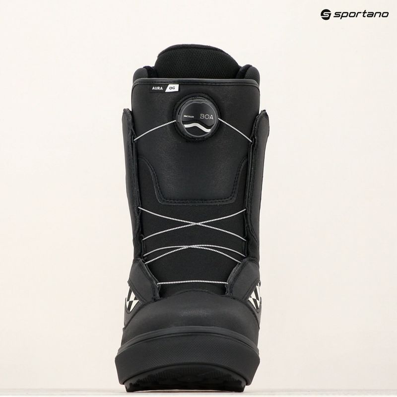 Pánské boty na snowboard Vans Aura OG black/white 12