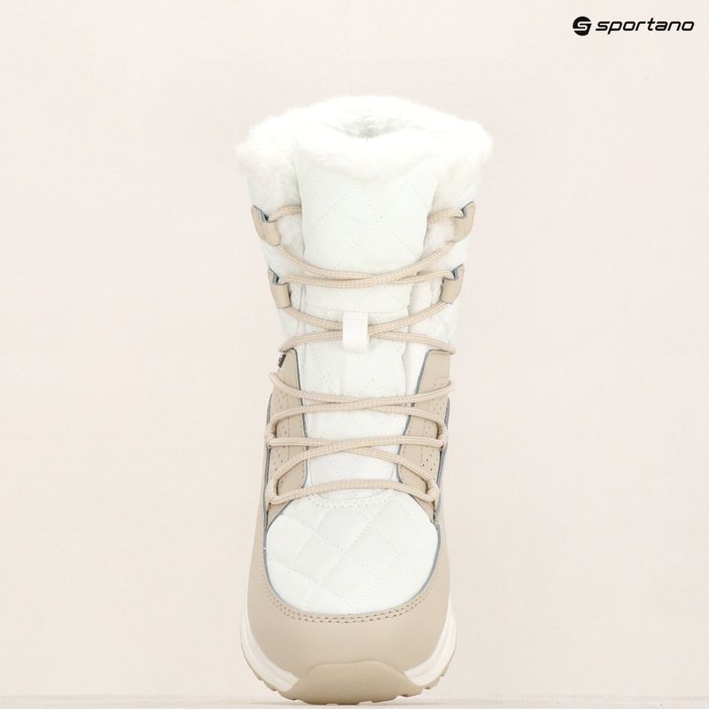 Zateplené dámské sněhule KADVA Summit Mid WaterProof 3M Thinsulate bílá 12