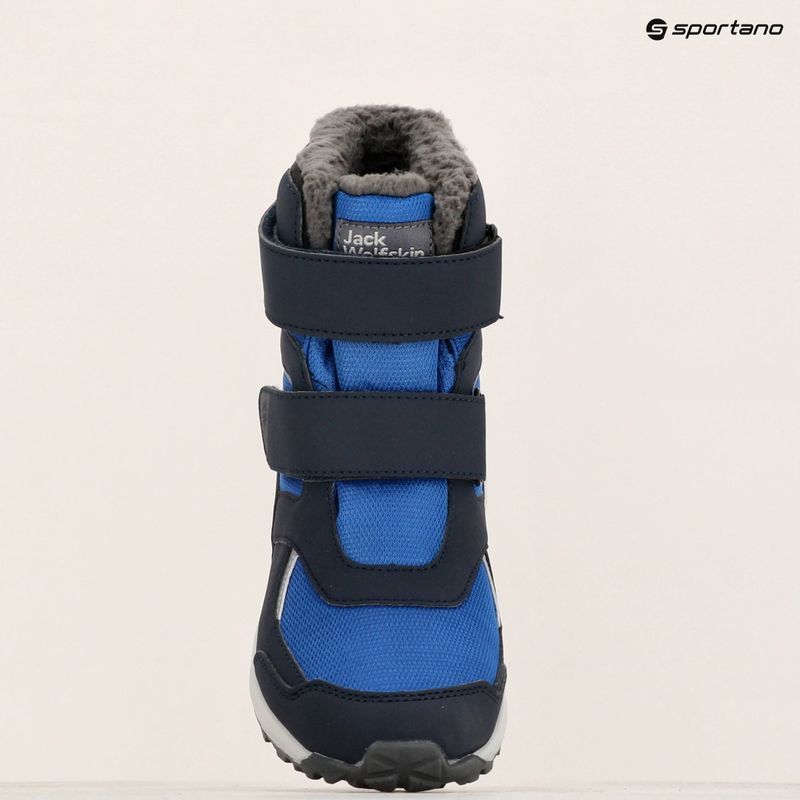 Dětské sněhule Jack Wolfskin Woodland WT Texapore High VC crisp cobalt 17