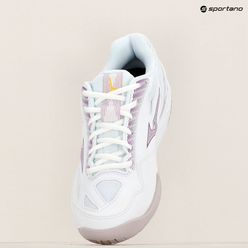 Boty na házenou Mizuno Stealth Star 2 white/patrician purple/quince 12