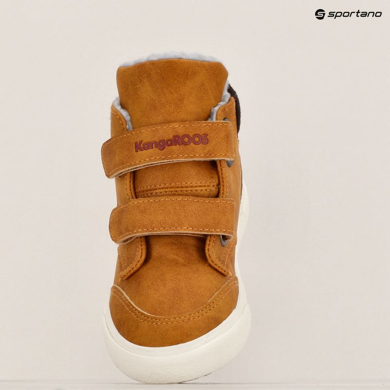 Dětské boty KangaROOS KaVu Primo V tan yellow / rouge 11
