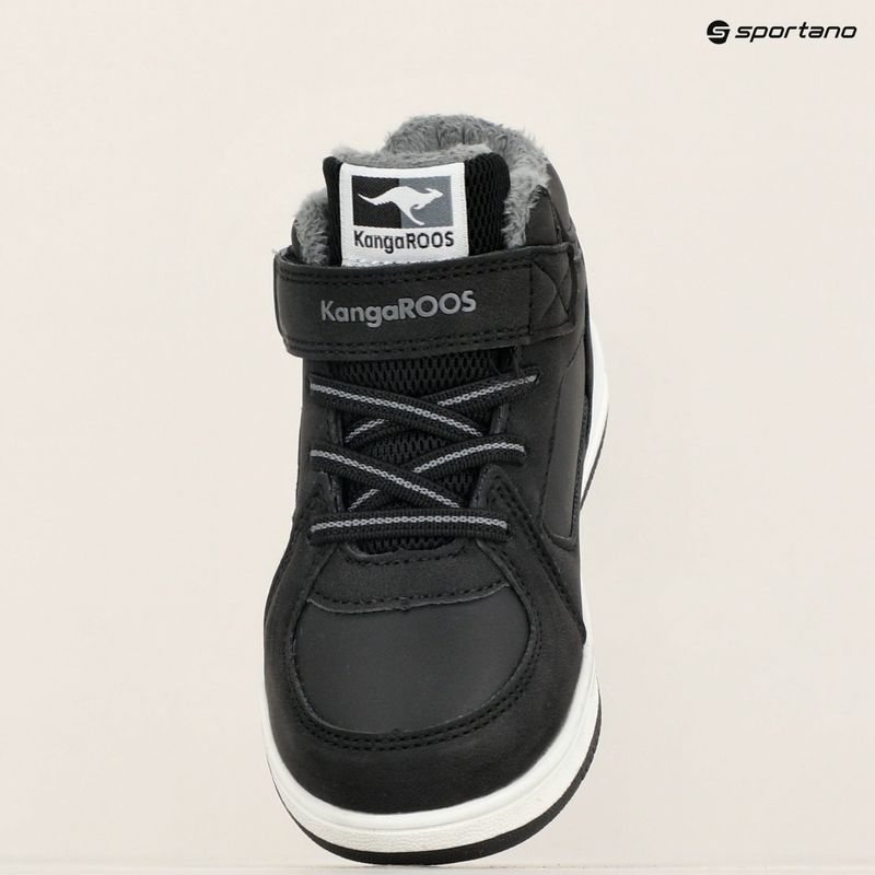 Dětské boty KangaROOS K-CPI Kalino Mid EV jet black / steel grey 8