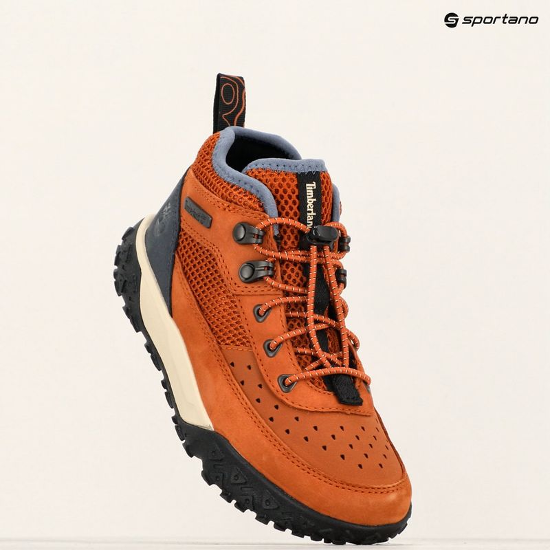 Dětské boty Timberland Greenstride Motion 6 Low Lace dark orange nubuk 17