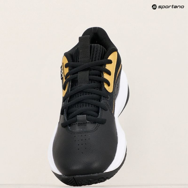 Dětské basketbalové boty Under Armour GS Lockdown 7 black/black/metallic gold 9