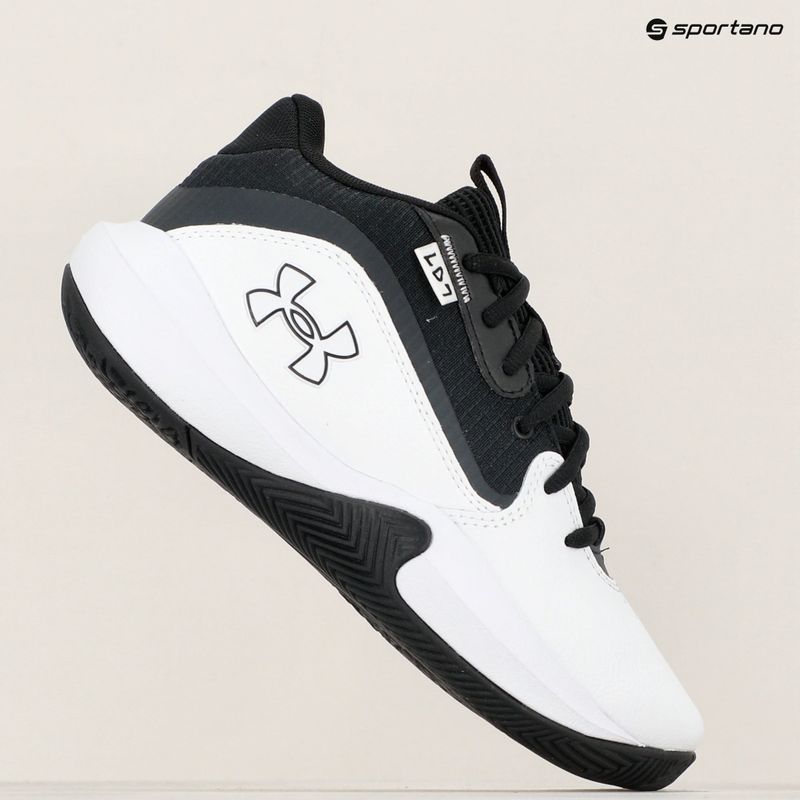 Dětské basketbalové boty Under Armour GS Lockdown 7 white/black/black 9