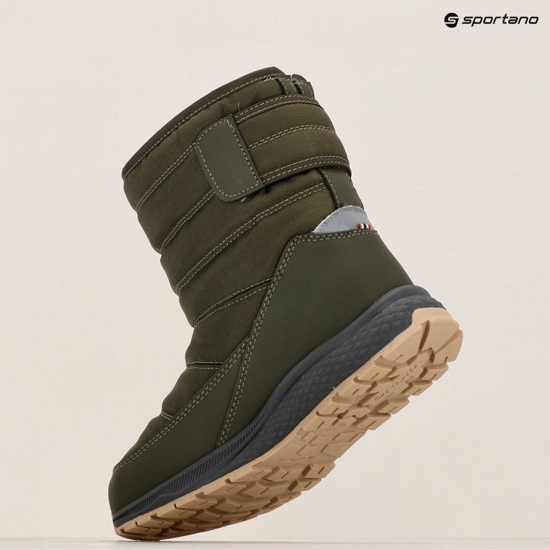 Dětské sněhule Viking Equip Warm Waterproof 1V Pull On olive 15