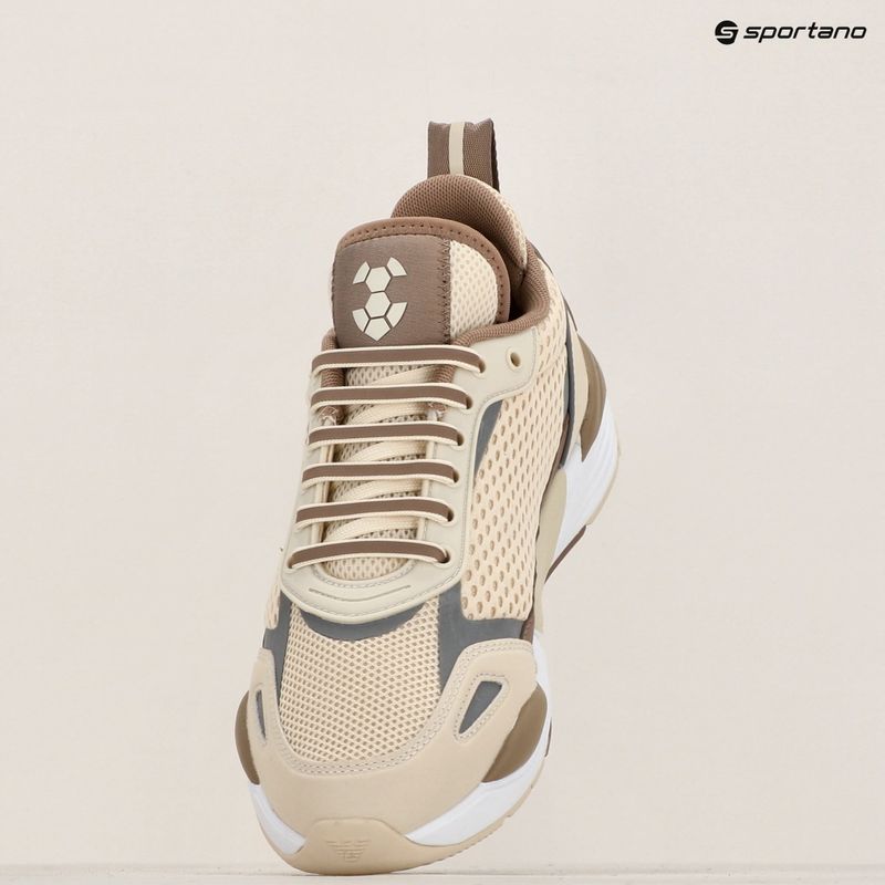 Boty EA7 Emporio Armani Ace Runner Mesh boty whiteecap grey/ portabella 16