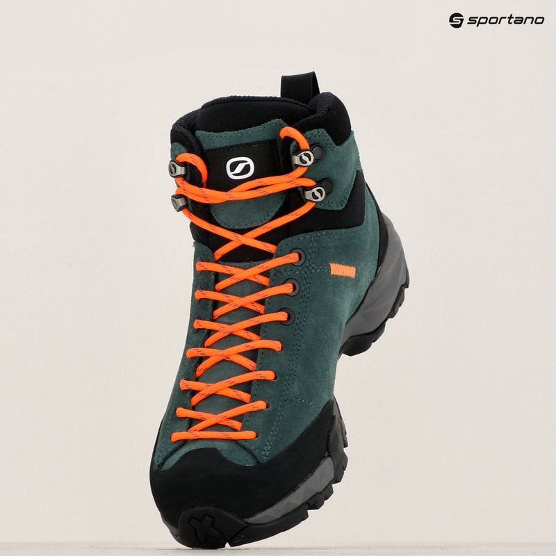 Dámské trekové boty SCARPA Mojito Hike GTX botanic green/orange pop 15