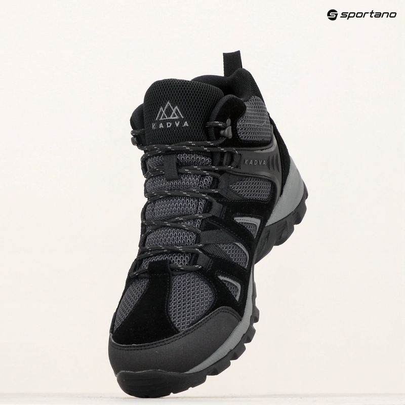 Pánské trekingové boty KADVA Traver Mid WaterProof černé 17