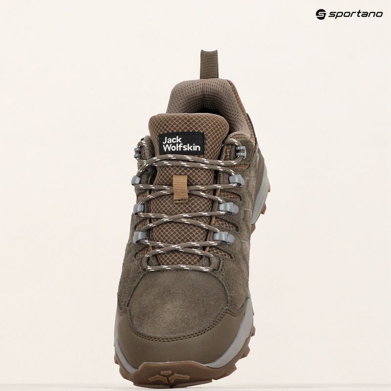 Pánské trekové boty Jack Wolfskin Refugio Texapore Low cold coffee 15