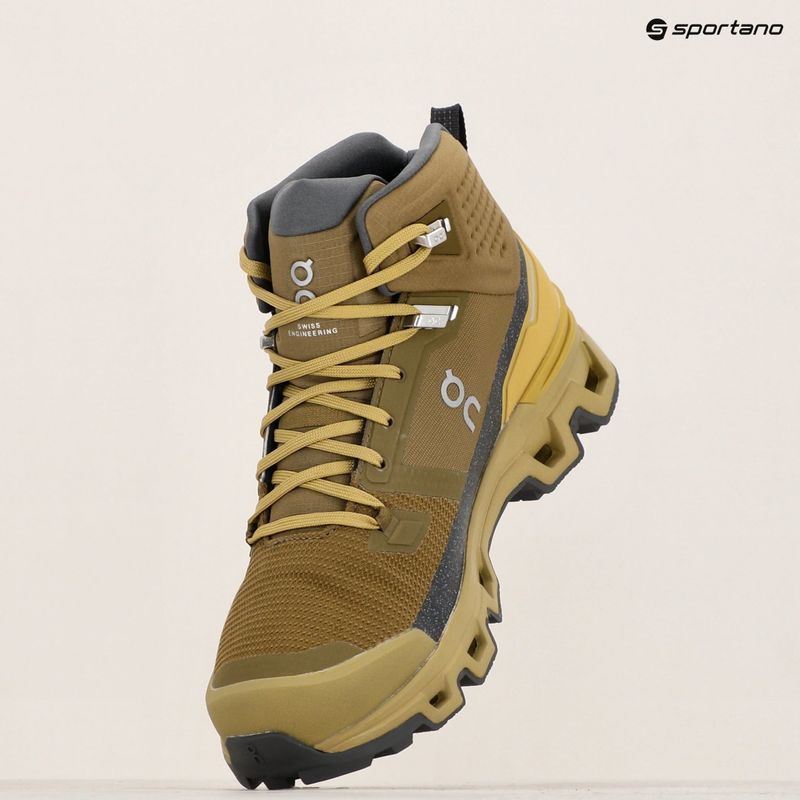 Pánská treková obuv On Running Cloudrock 2 Waterproof hunter/safari 9