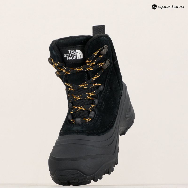 Dětské trekové boty The North Face Chilkat V Lace WP black/black 16