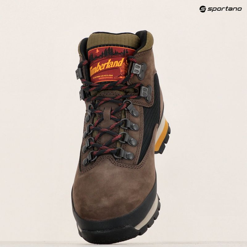 Pánské boty Timberland Euro Hiker Mid dark brown nubuck 17