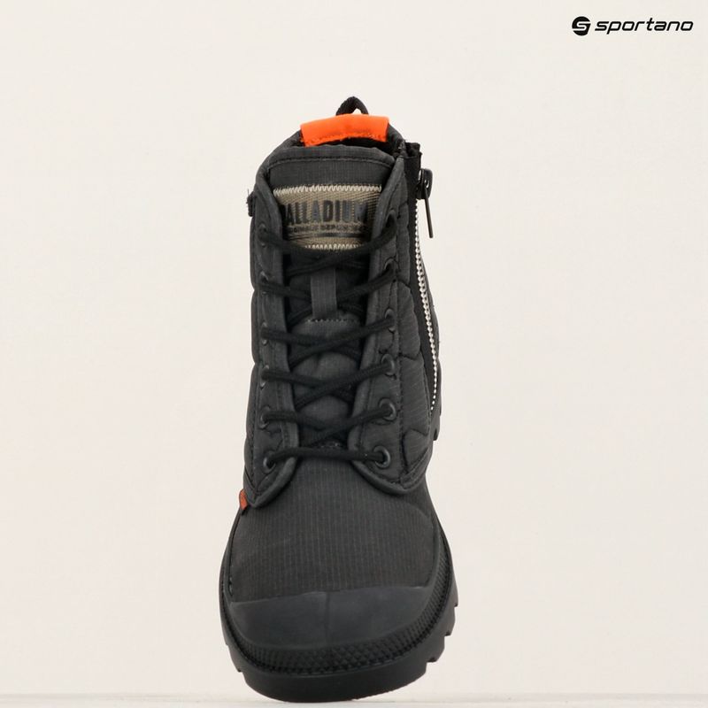 Boty Palladium Pampa Re-Quilted black 14