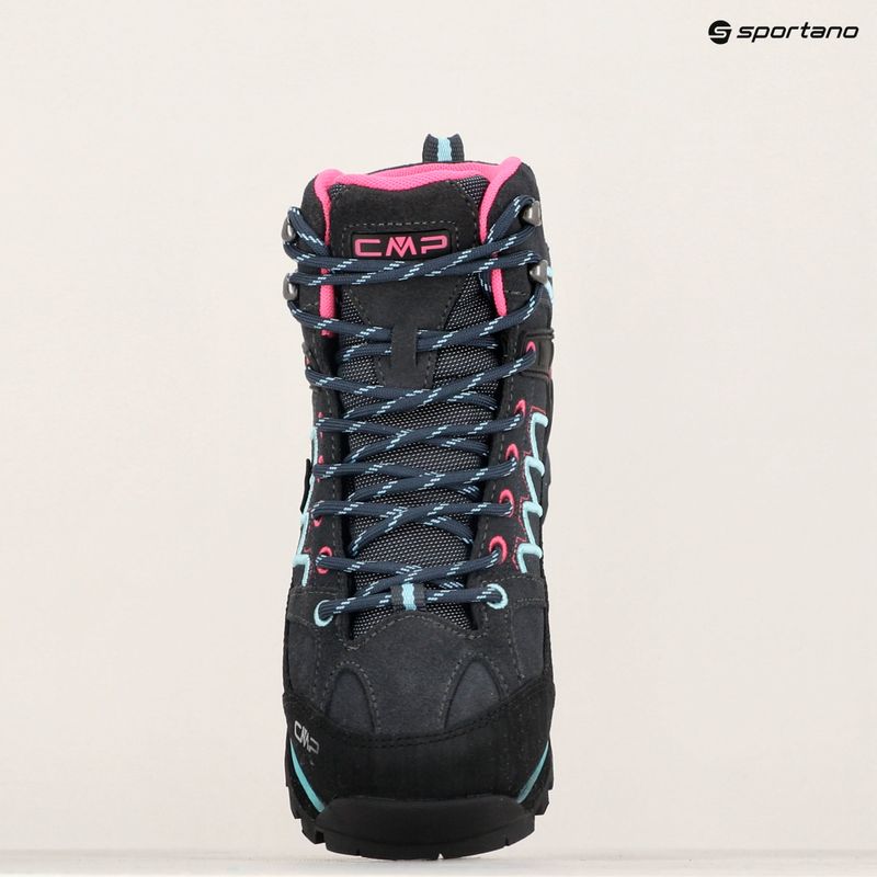 Dámské trekové boty CMP Moon Mid WP anthracite/acqua 16