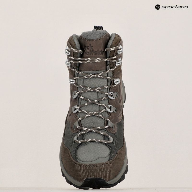 Pánské trekové boty Jack Wolfskin Cyrox Texapore Mid cold coffee 10