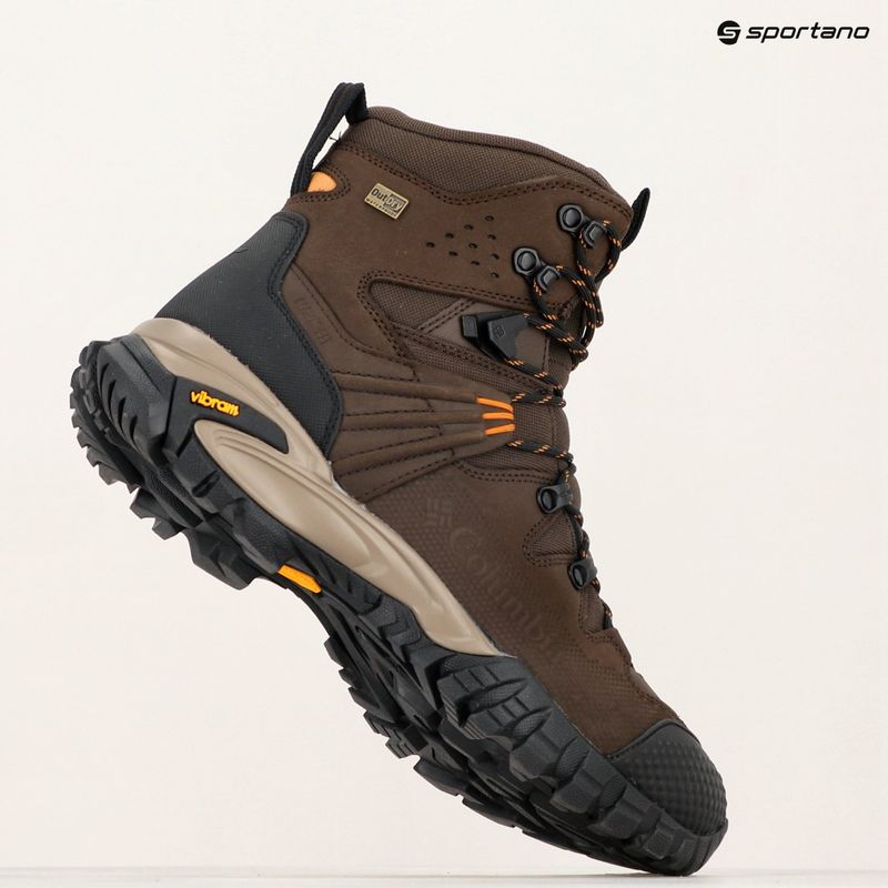 Pánské trekové boty Columbia Geoterra Outdry LTR cordovan/ canyon sun 19
