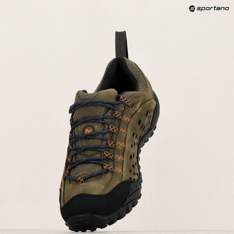 Pánské turistické boty Merrell Intercept dark olive 14