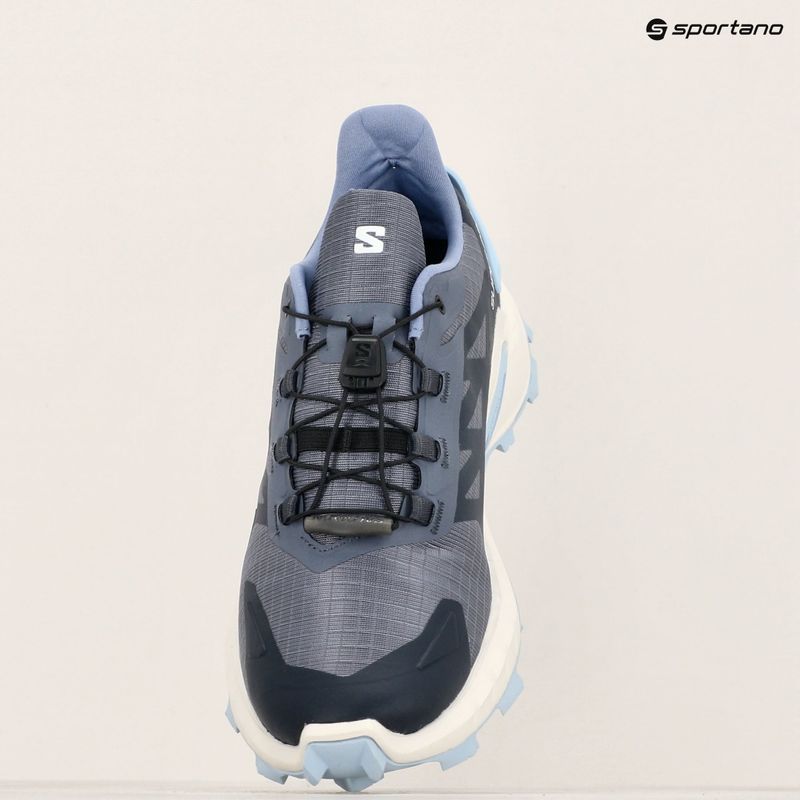 Dámské běžecké boty Salomon Supercross 4 grisaille/white/cashmere blue 18