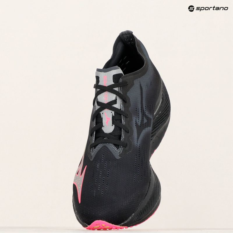 Pánské běžecké boty Mizuno Wave Rebellion Pro 2 black/silver/pink tetra 9