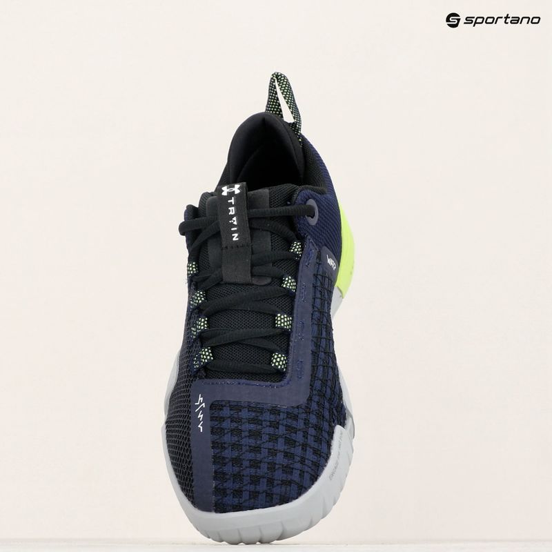 Pánské boty Under Armour TriBase Reign 6 midnight navy/morph green/white 15