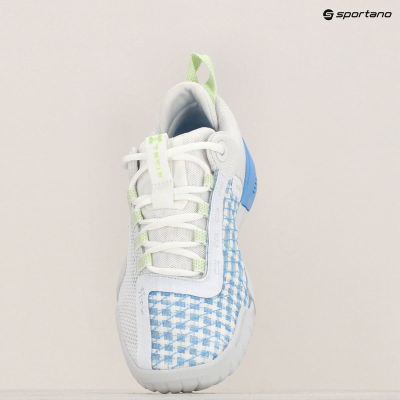 Dámské boty Under Armour TriBase Reign 6 white/horizon blue/morph green 15