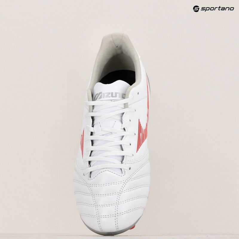 Kopačky Mizuno Morelia Neo IV Pro MD white/ radiant red/ hot coral 9
