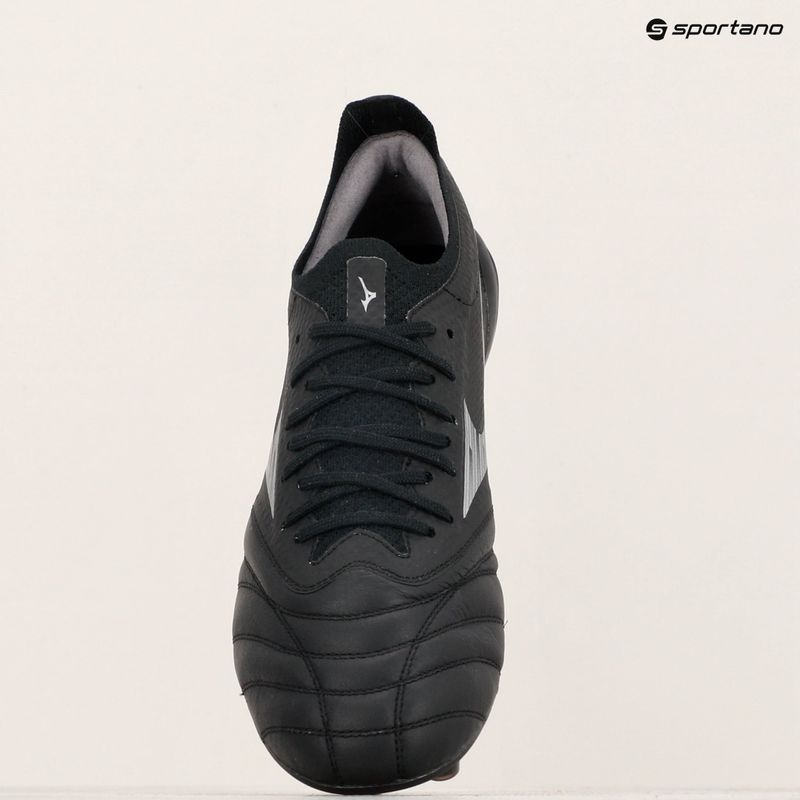 Pánské kopačky Mizuno Morelia Neo IV β Elite FG black/galaxy silver 9